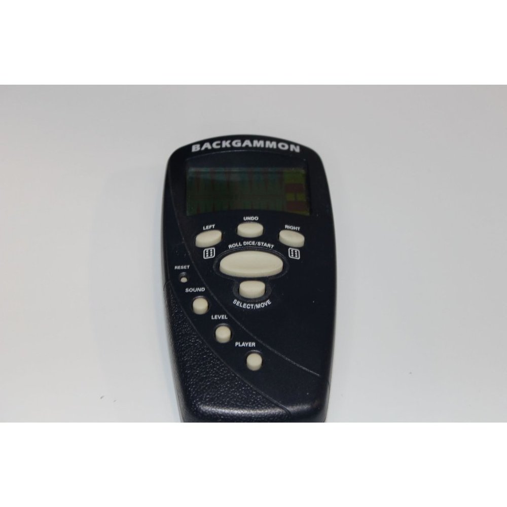 QUEST Backgammon Travel Handheld LCD Electronic Game *****Tested******